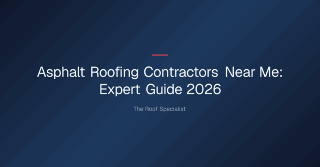 asphalt roofing contractors near me — Asphalt Roofing Contractors Near Me: Expert Guide 2026