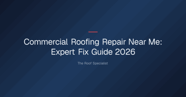 commercial roofing repair near me — Commercial Roofing Repair Near Me: Expert Fix Guide 2026