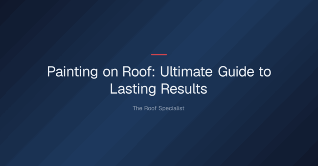 painting on roof — Painting on Roof: Ultimate Guide to Lasting Results