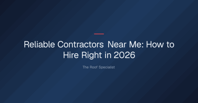 reliable contractors near me — Reliable Contractors Near Me: How to Hire Right in 2026