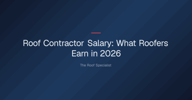 roof contractor salary — Roof Contractor Salary: What Roofers Earn in 2026